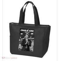 Charlie Kirk Memorial Rest In Peace Tote Bag thumb 3