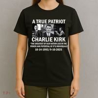 Charlie Kirk Memoral A True Patriot Greatest Of Our Nation T-Shirt thumb 4