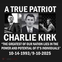 Charlie Kirk Memoral A True Patriot Greatest Of Our Nation T-Shirt thumb 7