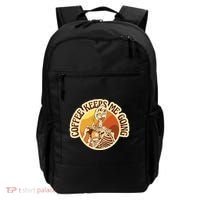 Coffee Keeps Me Going Skeleton Retro Sunset Backpack thumb 0
