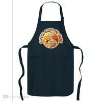 Coffee Keeps Me Going Skeleton Retro Sunset Apron thumb 0