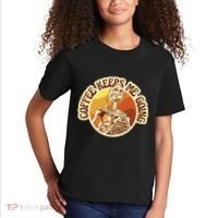 Coffee Keeps Me Going Skeleton Retro Sunset Kids T-Shirt thumb 2