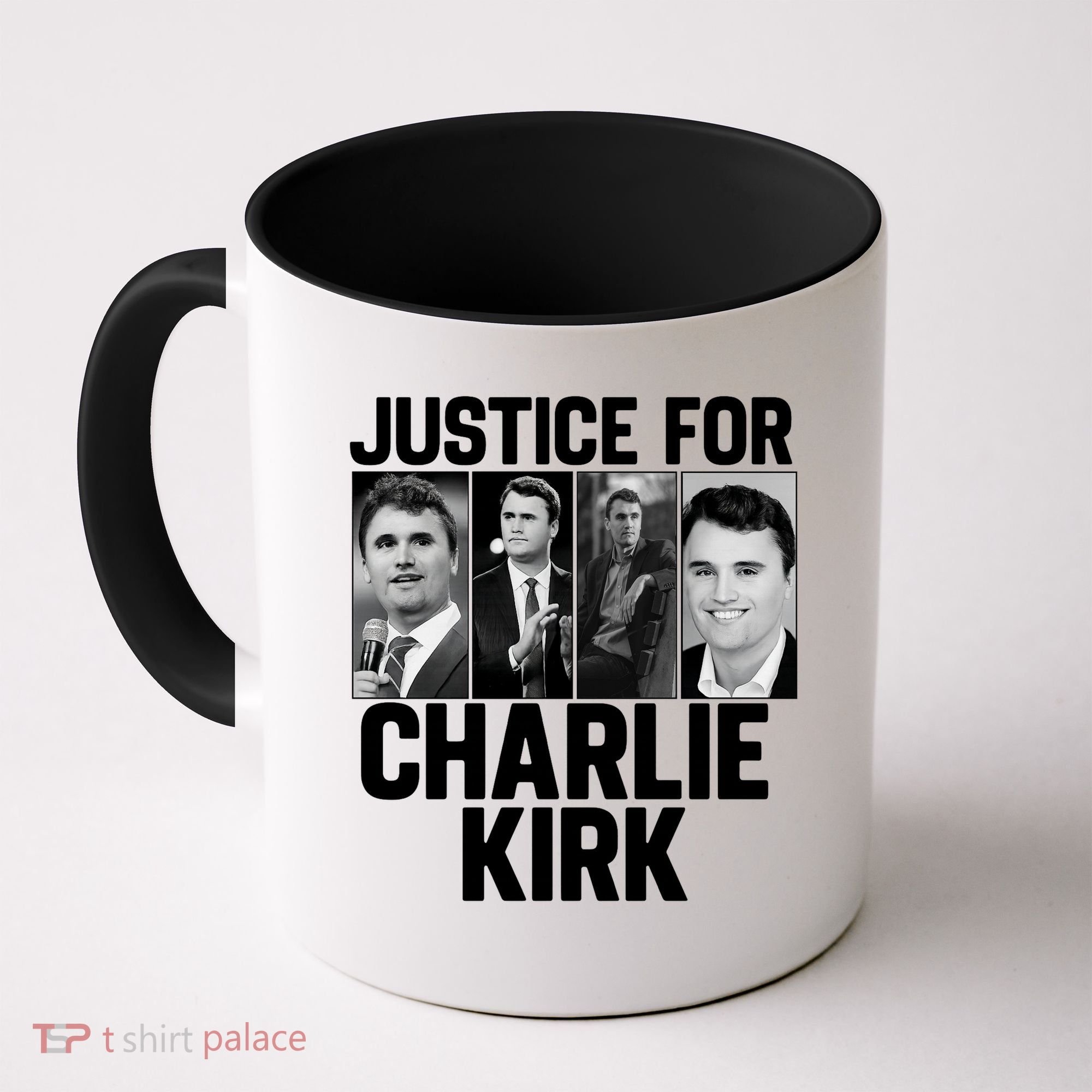 Charlie Kirk Memorial RIP Justice For Charlie Tribute Pray Coffee Mug