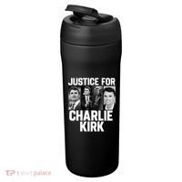 Charlie Kirk Memorial RIP Justice For Charlie Tribute Pray 24oz Duet Stainless Steel Tumbler thumb 3