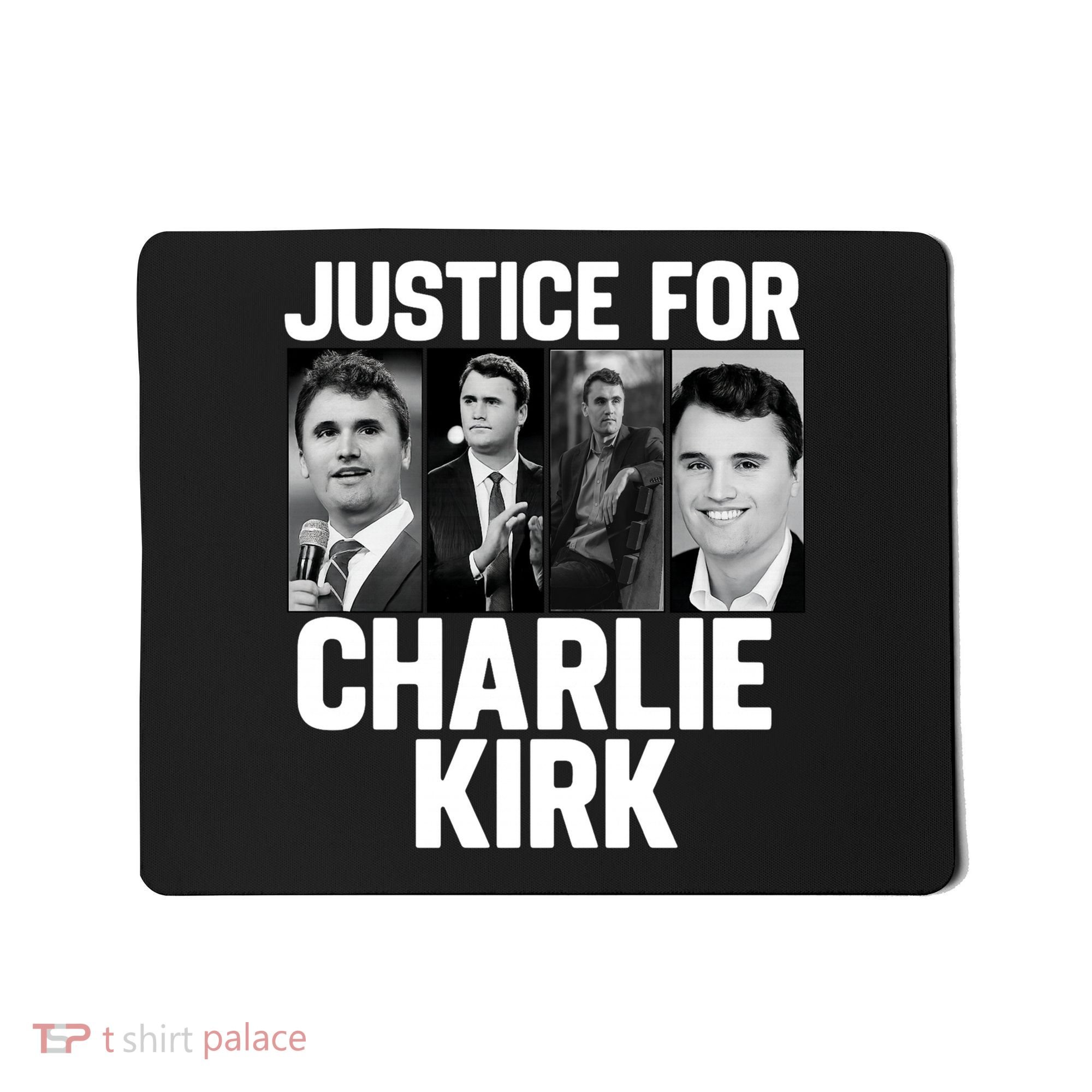 Charlie Kirk Memorial RIP Justice For Charlie Tribute Pray Mousepad
