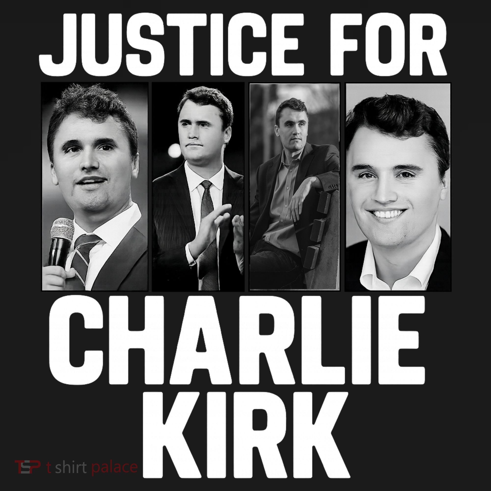 Charlie Kirk Memorial RIP Justice For Charlie Tribute Pray Women's T-Shirt