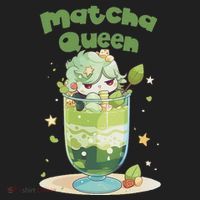 Cute Kawaii Matcha Latte Parfait Green Tea Ice Cream Women's Sweatshirt thumb 2