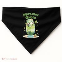 Cute Kawaii Matcha Latte Parfait Green Tea Ice Cream USA-Made Doggie Bandana thumb 0