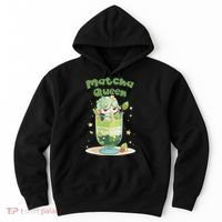 Cute Kawaii Matcha Latte Parfait Green Tea Ice Cream Hoodie thumb 0