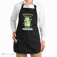 Cute Kawaii Matcha Latte Parfait Green Tea Ice Cream Apron thumb 2