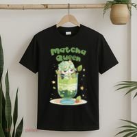 Cute Kawaii Matcha Latte Parfait Green Tea Ice Cream T-Shirt thumb 2