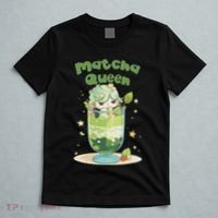 Cute Kawaii Matcha Latte Parfait Green Tea Ice Cream T-Shirt thumb 5