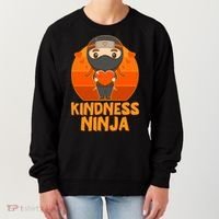 Cute Kindness Ninja Wear Orange Day Be Kind Women's Sweatshirt thumb 0