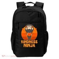 Cute Kindness Ninja Wear Orange Day Be Kind Backpack thumb 0