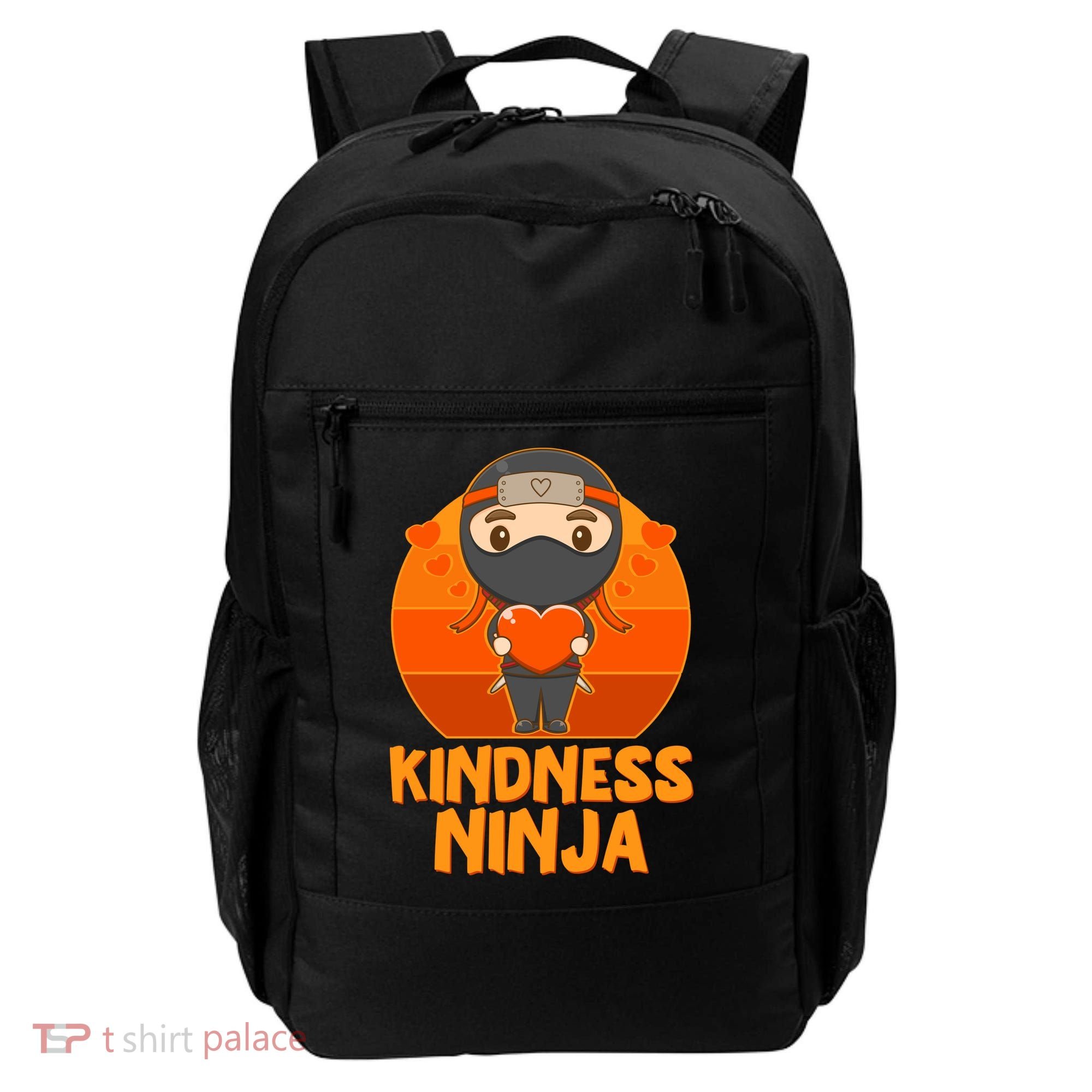 Cute Kindness Ninja Wear Orange Day Be Kind Backpack