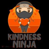 Cute Kindness Ninja Wear Orange Day Be Kind Coffee Mug thumb 5