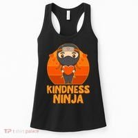 Cute Kindness Ninja Wear Orange Day Be Kind Women's Tank Top thumb 0