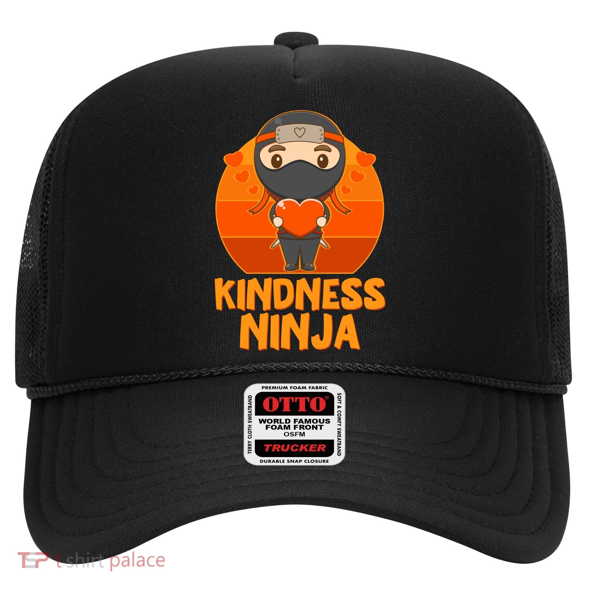 Cute Kindness Ninja Wear Orange Day Be Kind Hat