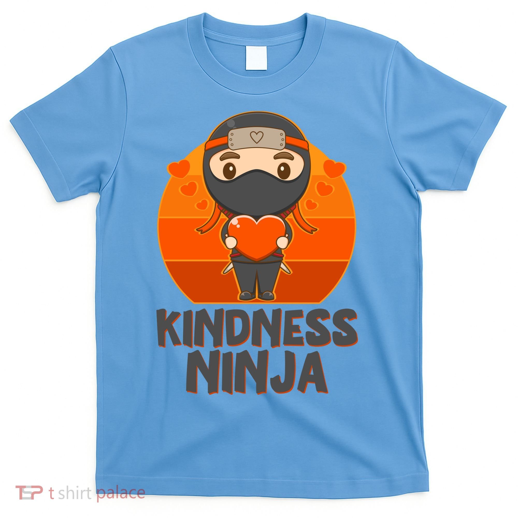Cute Kindness Ninja Wear Orange Day Be Kind T-Shirt