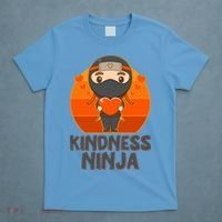 Cute Kindness Ninja Wear Orange Day Be Kind T-Shirt thumb 4
