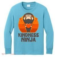 Cute Kindness Ninja Wear Orange Day Be Kind Kids Long Sleeve Shirt thumb 0