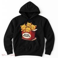 Cute Kitten Nuggets Chicken Nuggets Cat Lover Funny Cat Pun Hoodie thumb 0