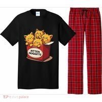 Cute Kitten Nuggets Chicken Nuggets Cat Lover Funny Cat Pun Pajama Set thumb 0