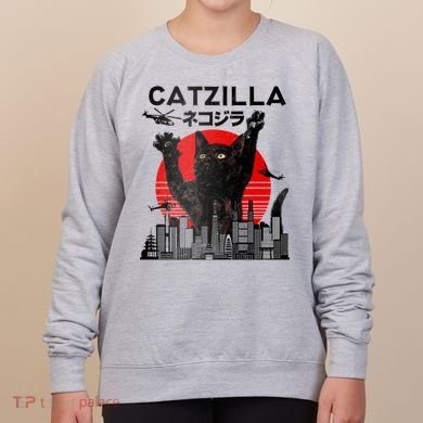 Catzilla King Of Pawster Women's Sweatshirt