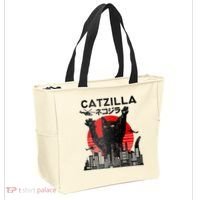 Catzilla King Of Pawster Tote Bag thumb 2