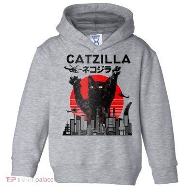 Catzilla King Of Pawster Toddler Hoodie