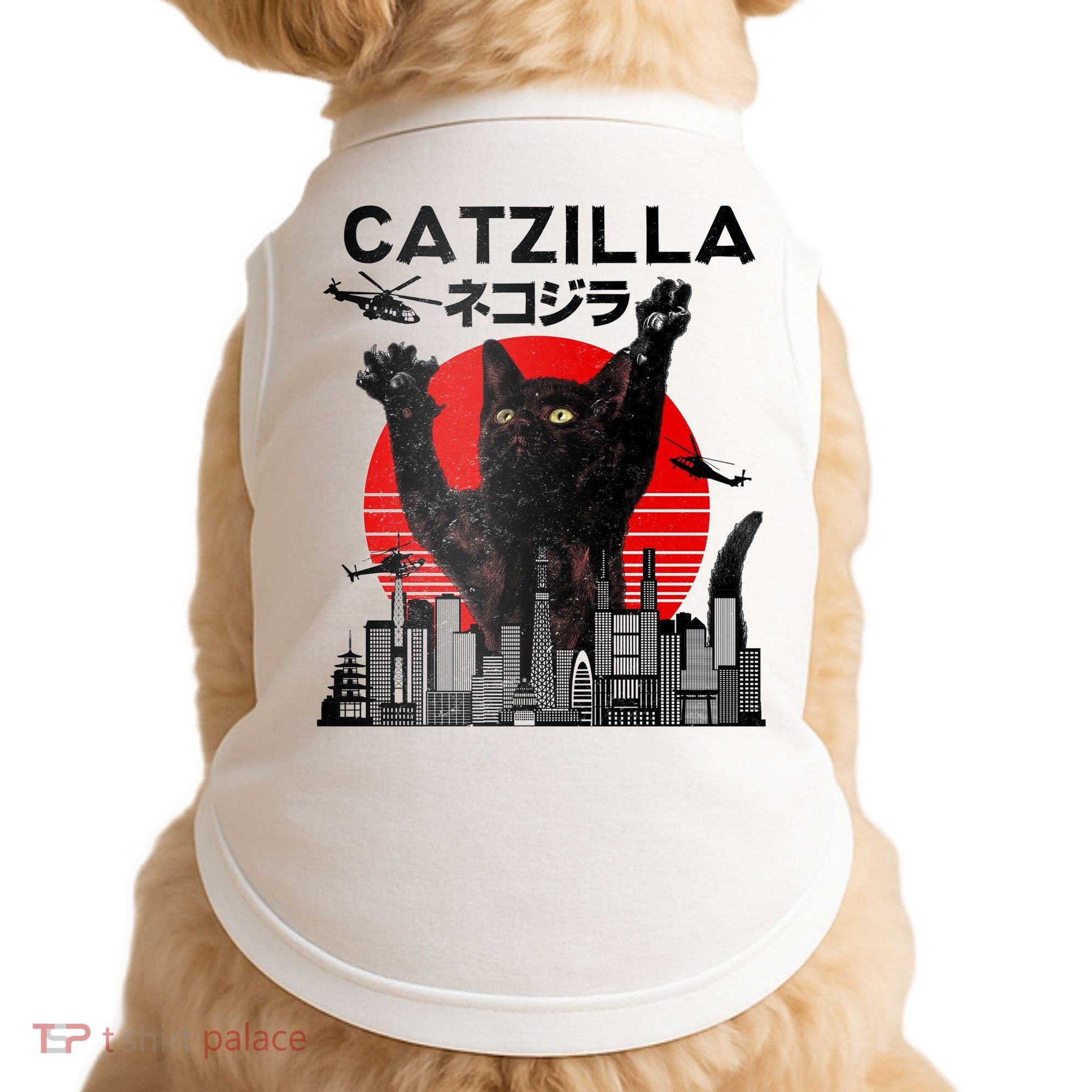 Catzilla King Of Pawster Doggie Tank