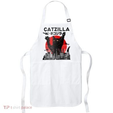 Catzilla King Of Pawster Apron