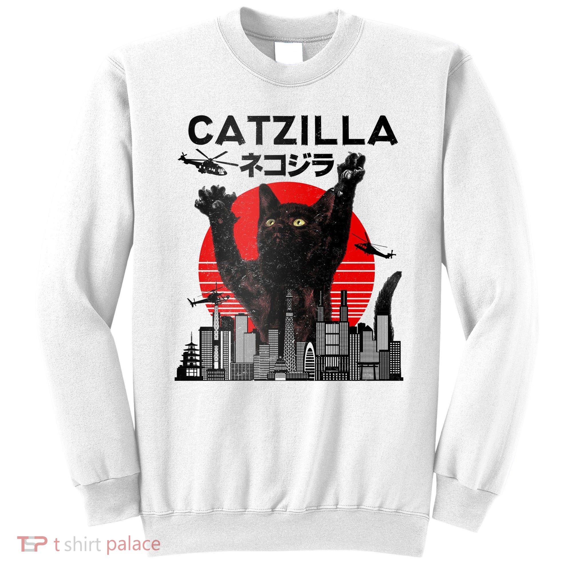 Catzilla King Of Pawster Sweatshirt