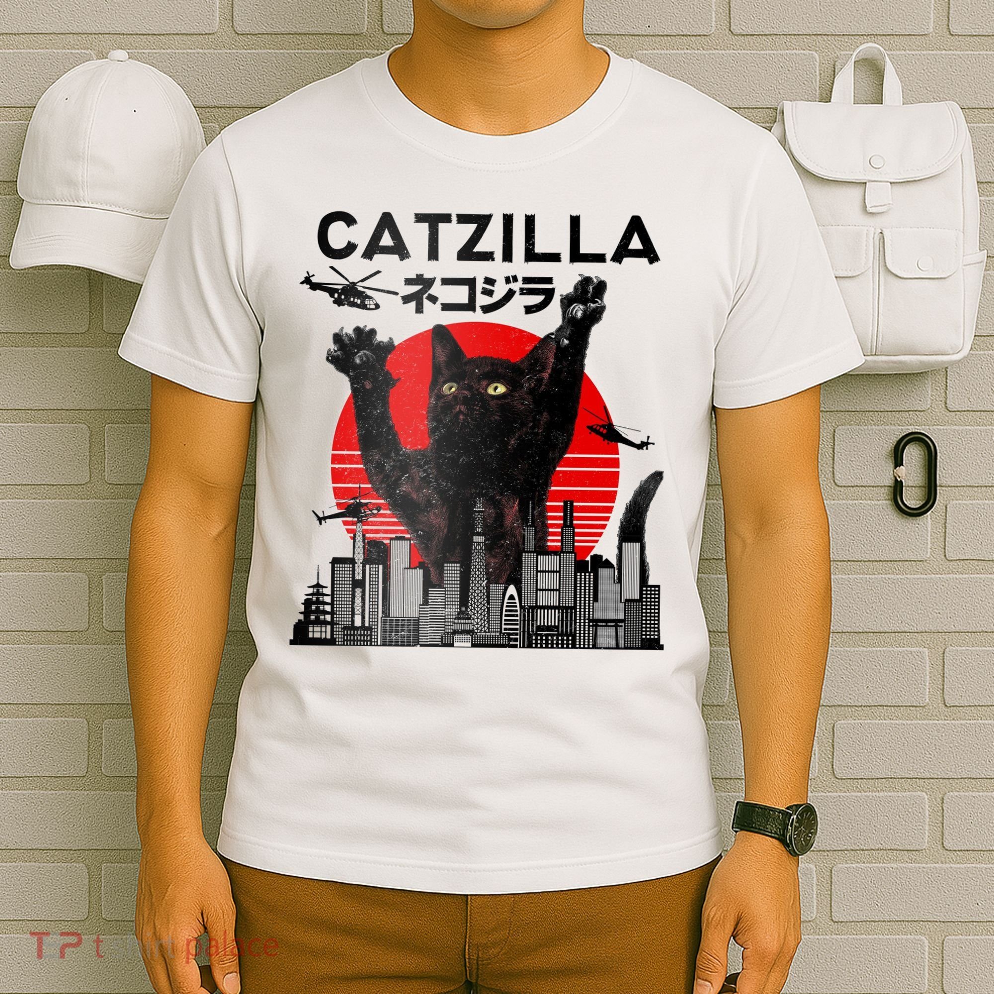 Catzilla King Of Pawster T-Shirt