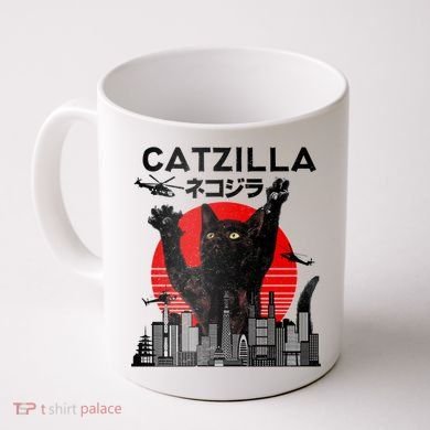 Catzilla King Of Pawster Coffee Mug