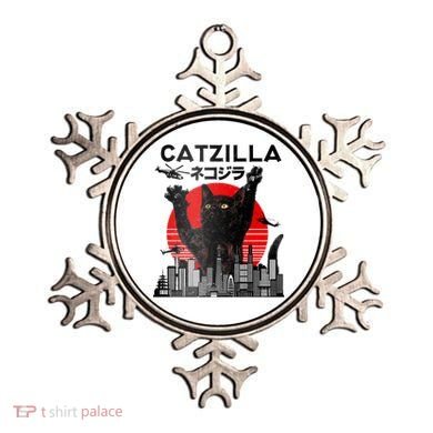 Catzilla King Of Pawster Ornament