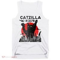 Catzilla King Of Pawster Tank Top thumb 0