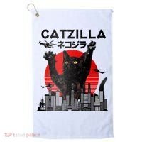Catzilla King Of Pawster Golf Towel thumb 0
