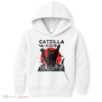 Catzilla King Of Pawster Kids Hoodie thumb 0