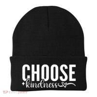Choose Kindness Positive Quote Beanie thumb 0