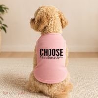 Choose Kindness Positive Quote Doggie Tank thumb 2