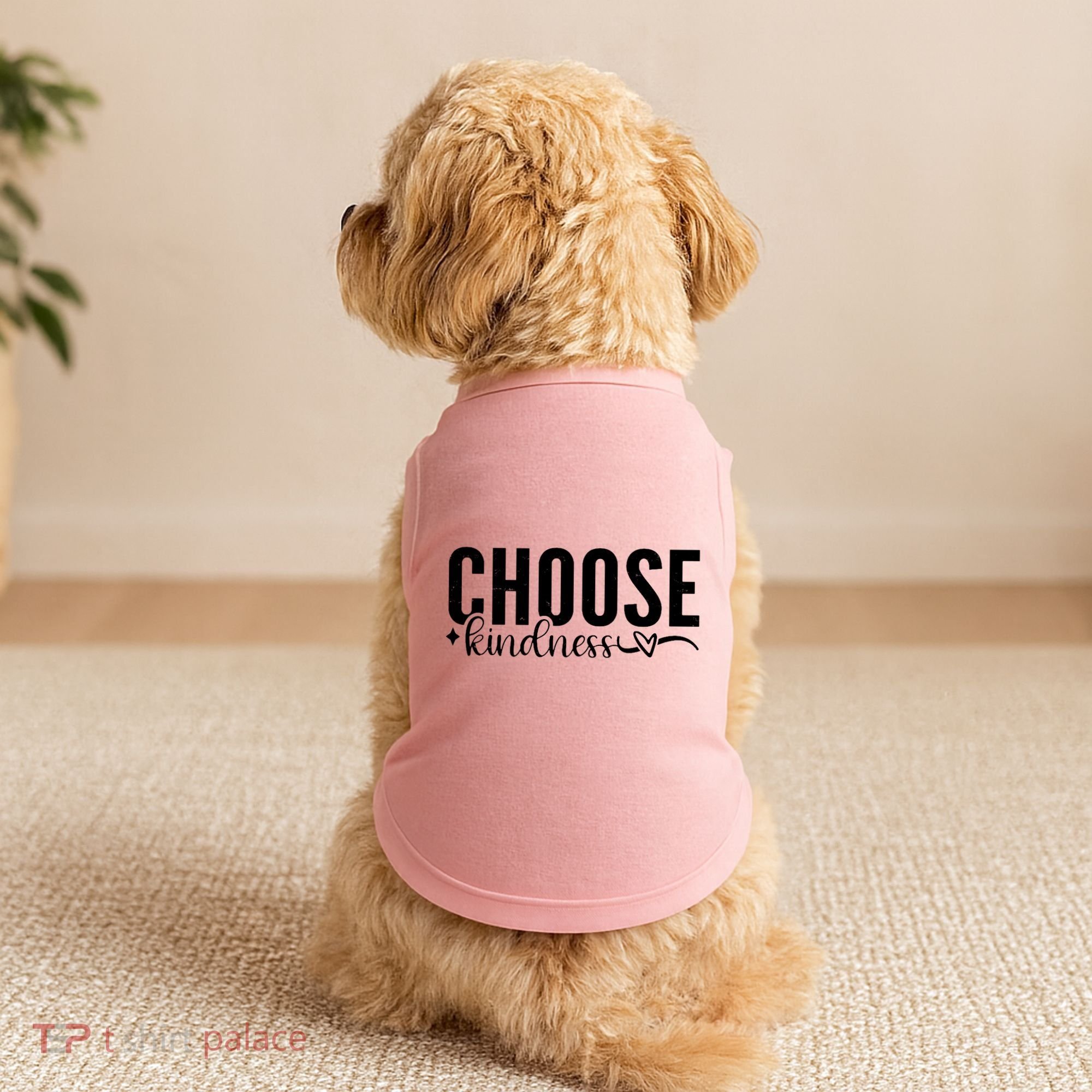 Choose Kindness Positive Quote Doggie Tank