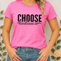 Choose Kindness Positive Quote Women's T-Shirt thumb 2