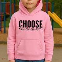 Choose Kindness Positive Quote Kids Hoodie thumb 2