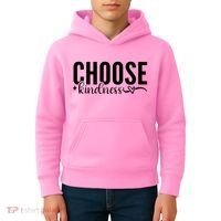 Choose Kindness Positive Quote Kids Hoodie thumb 4