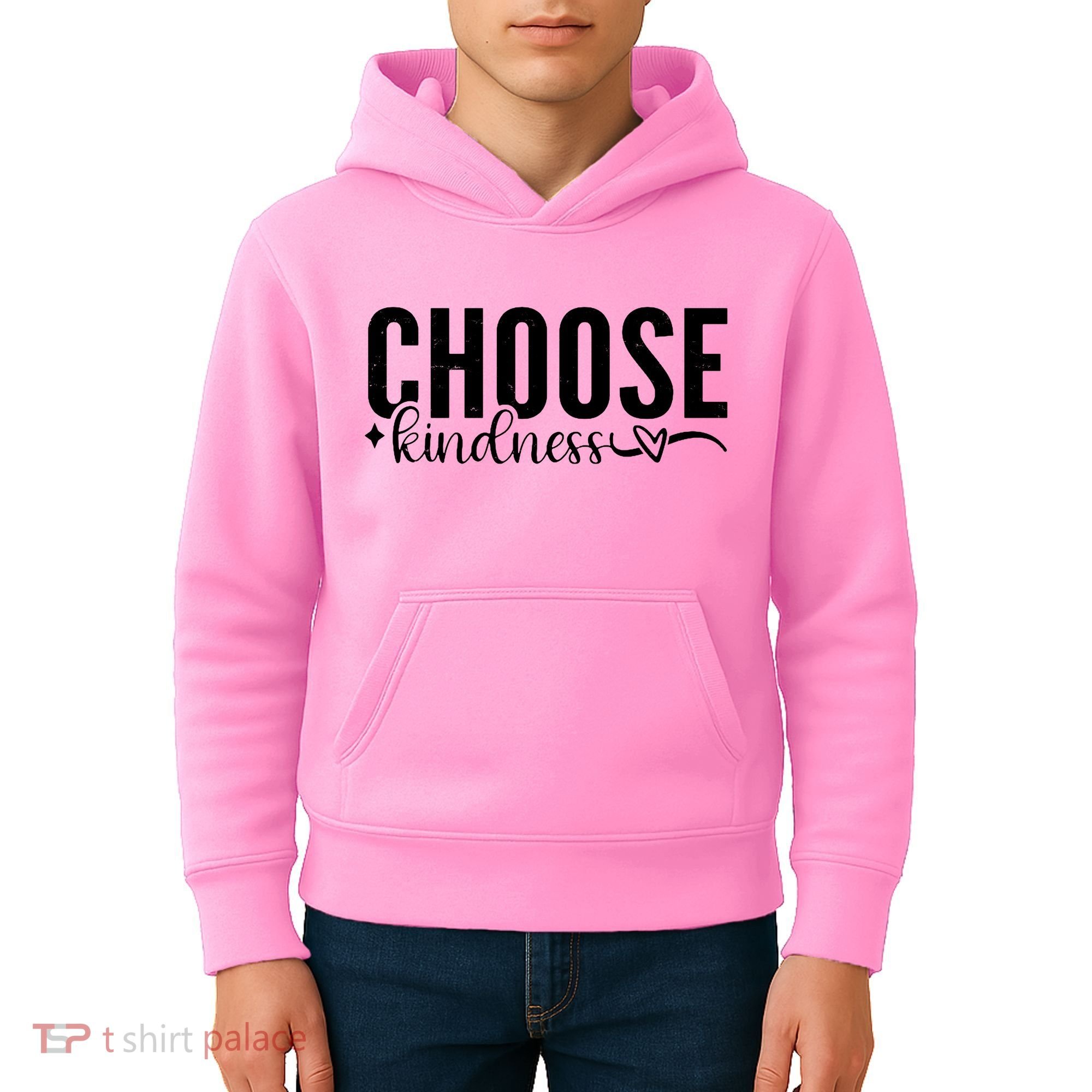 Choose Kindness Positive Quote Kids Hoodie