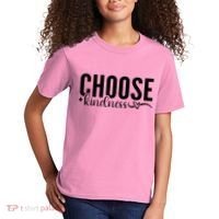 Choose Kindness Positive Quote Kids T-Shirt thumb 2