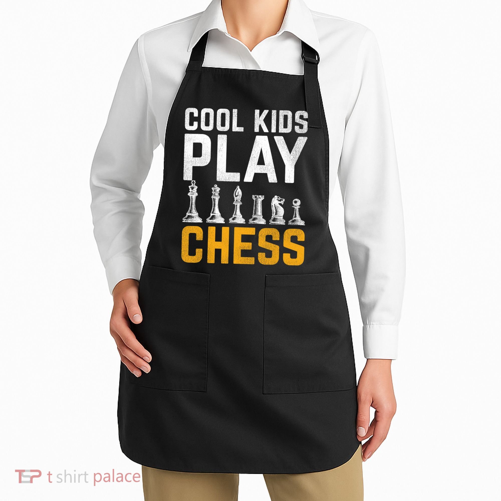 Cool Kids Play Chess Gift Apron