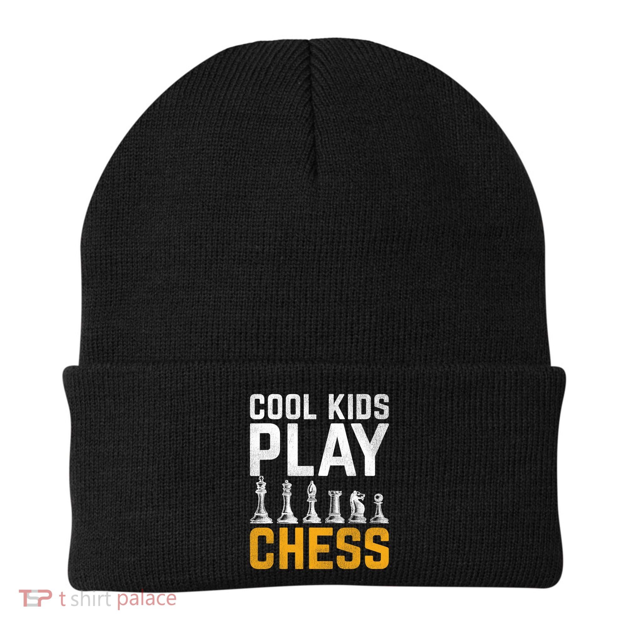 Cool Kids Play Chess Gift Beanie
