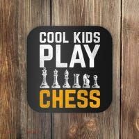 Cool Kids Play Chess Gift Coaster thumb 0